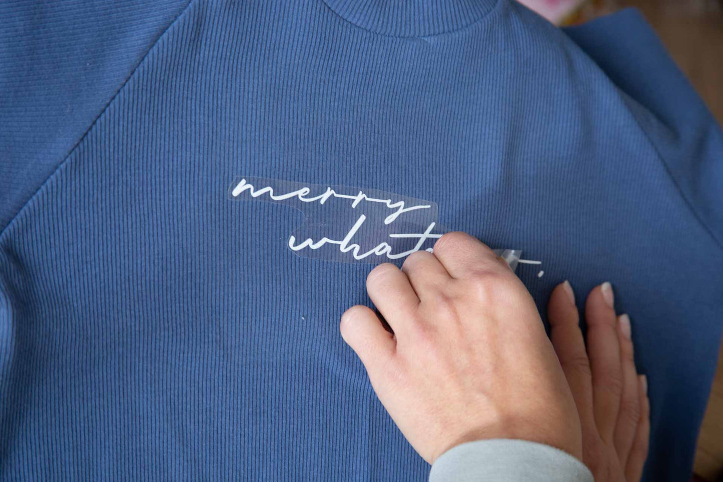 Bügelbild "merry whatever"