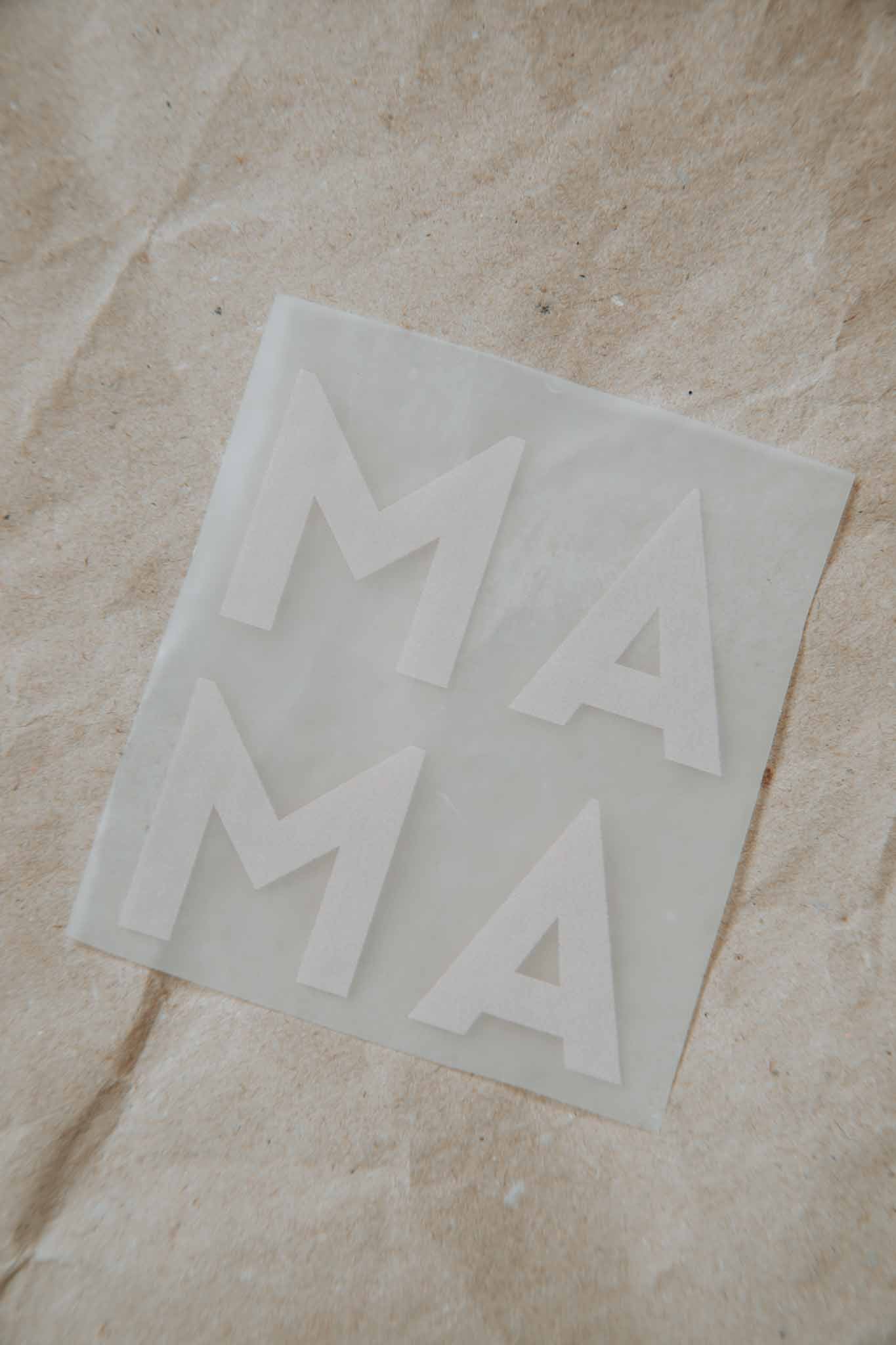 Bügelbild "Mama" klein • Mini & Me