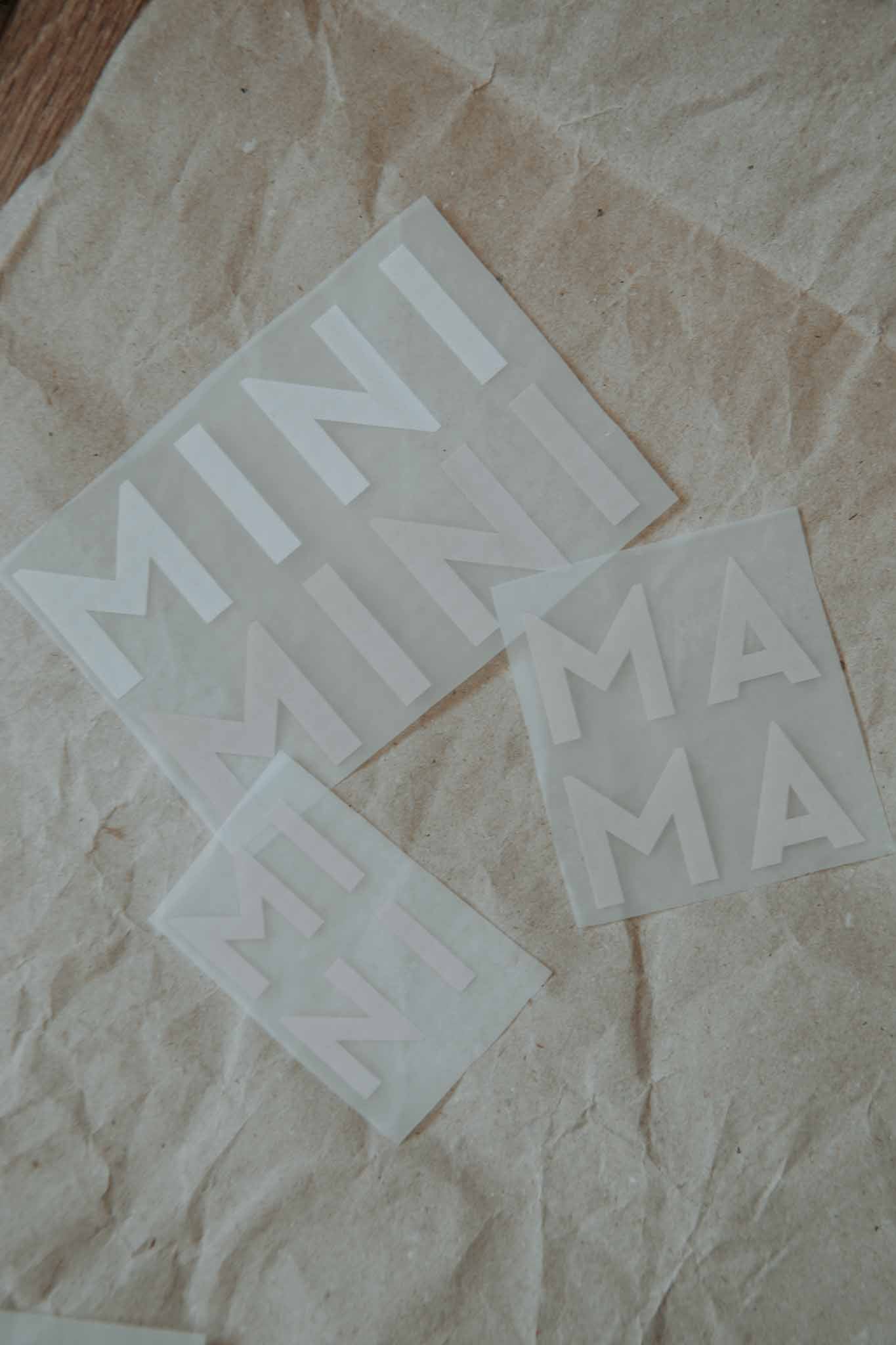 Bügelbild "Mama" klein • Mini & Me