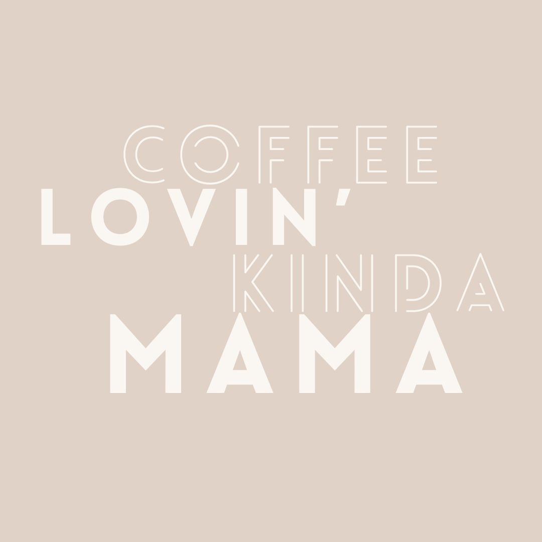 Bügelbild "Coffee lovin' kinda mama" & "mama's coffee date" • Mini & Me