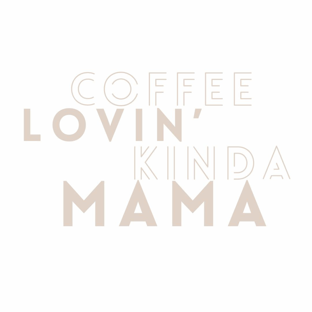 Bügelbild "Coffee lovin' kinda mama" & "mama's coffee date" • Mini & Me