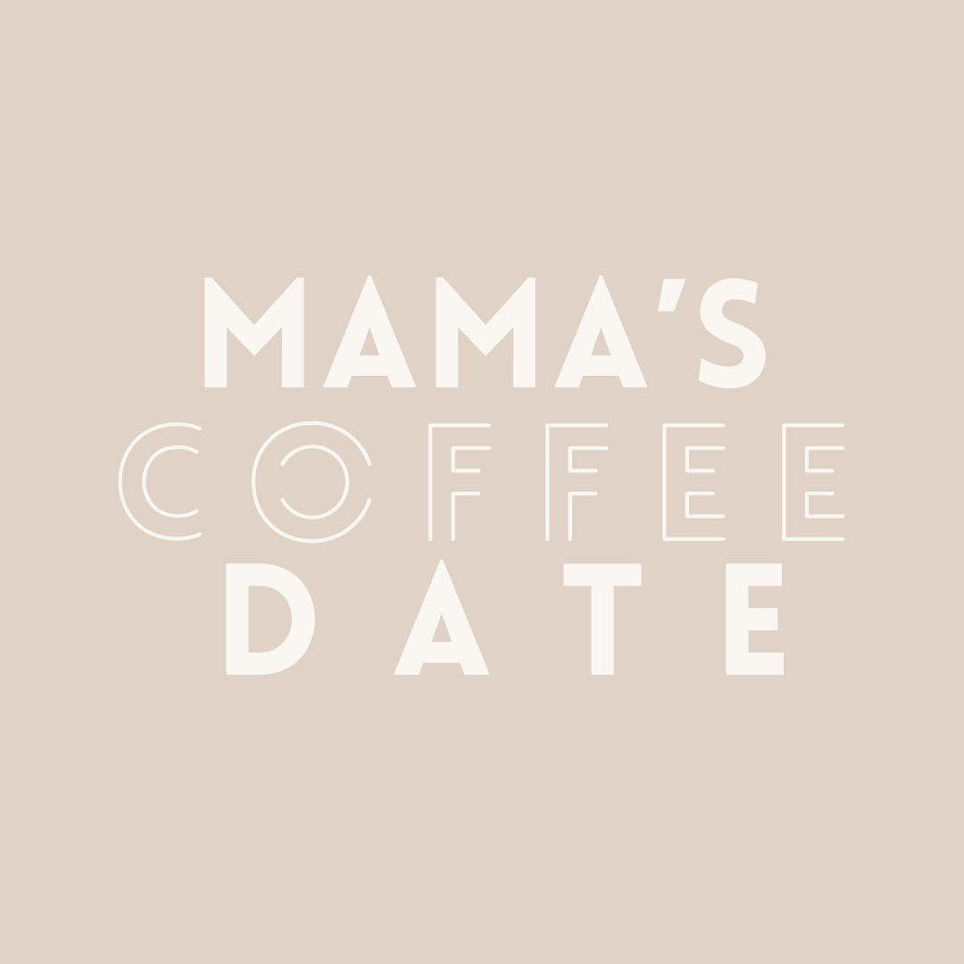 Bügelbild "Coffee lovin' kinda mama" & "mama's coffee date" • Mini & Me