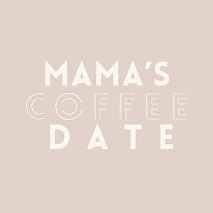 Bügelbild "Coffee lovin' kinda mama" & "mama's coffee date" • Mini & Me