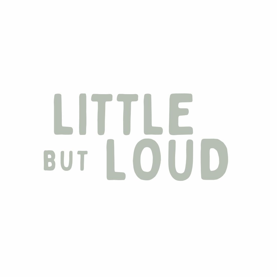 Bügelbild "little but loud" • Mini & Me